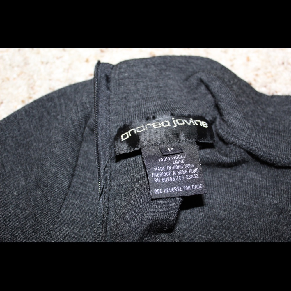 Wool Mock Neck Dress